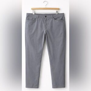 Lululemon ABC Pants 38x29 Gray 5 Pocket Stretch Casual